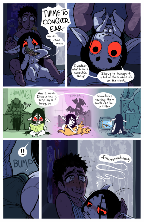 chibi-chaser: The rights to it reverted back to me this month, so here’s pages 1-6 of my demon