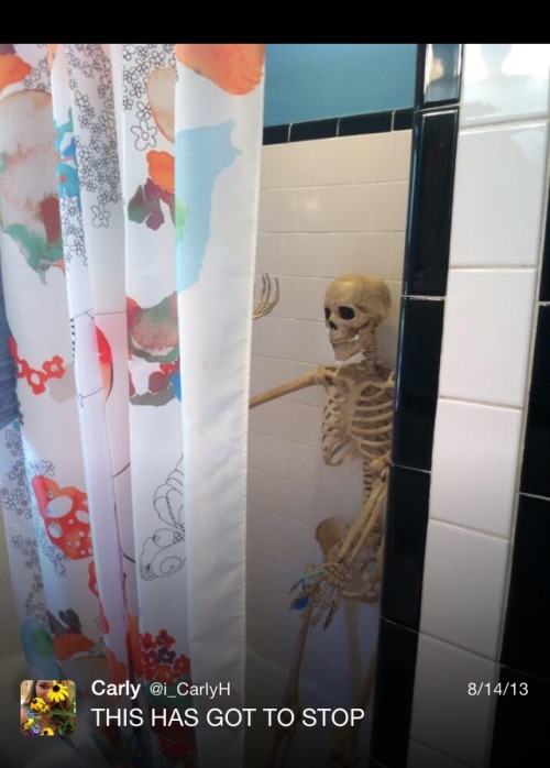 mostly-perfect - So one time my dad bought a skeleton for...