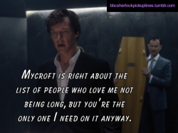 “Mycroft is right about the list of people