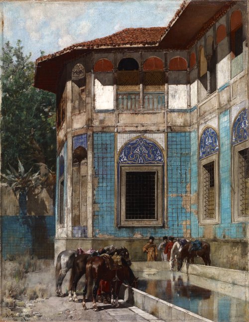 Alberto Pasini: Damascus (1880)