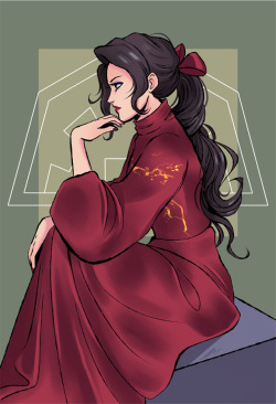 andythelemon:Asami for a zine, it’s been a long time since I drew any Avatar fanart!