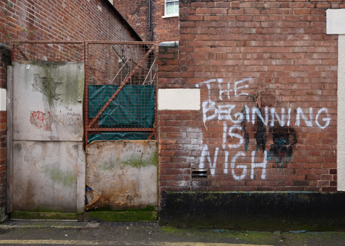 scavengedluxury:The Beginning Is Nigh. Wolverhampton, March 2016.