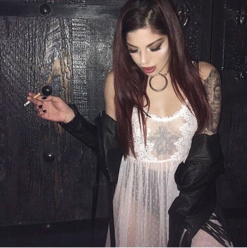 ☠️ Sp00ky BaBe @rawnasuicide w/ her Large Chain O-Ring  #bioangels ☠️