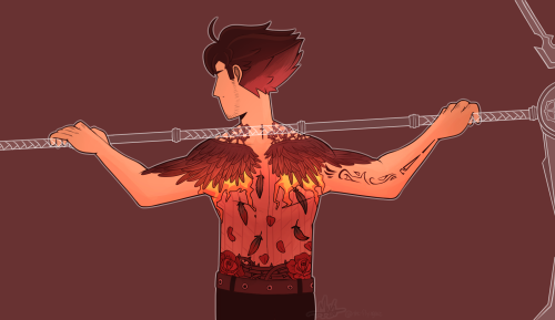 the-flyingace: Not happy with how the tattoos came out but oh well. Tried to give most of them a mea