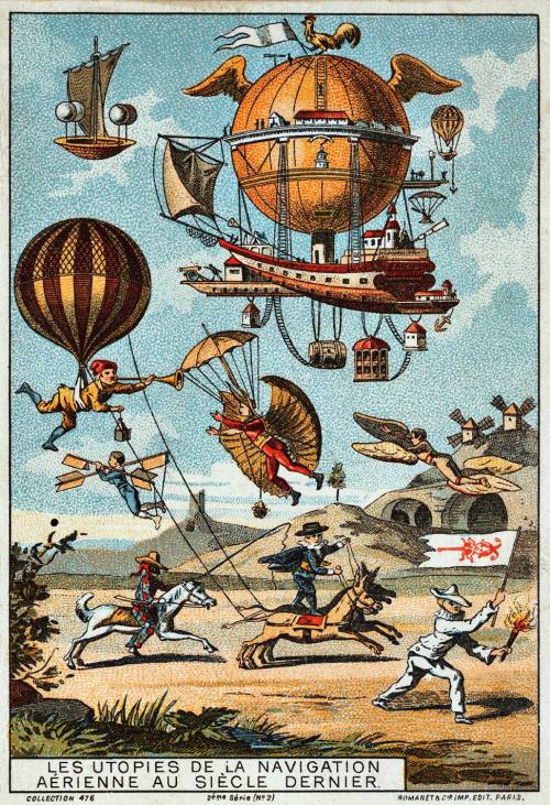 Utopian flying machines, France (1890-1900)
