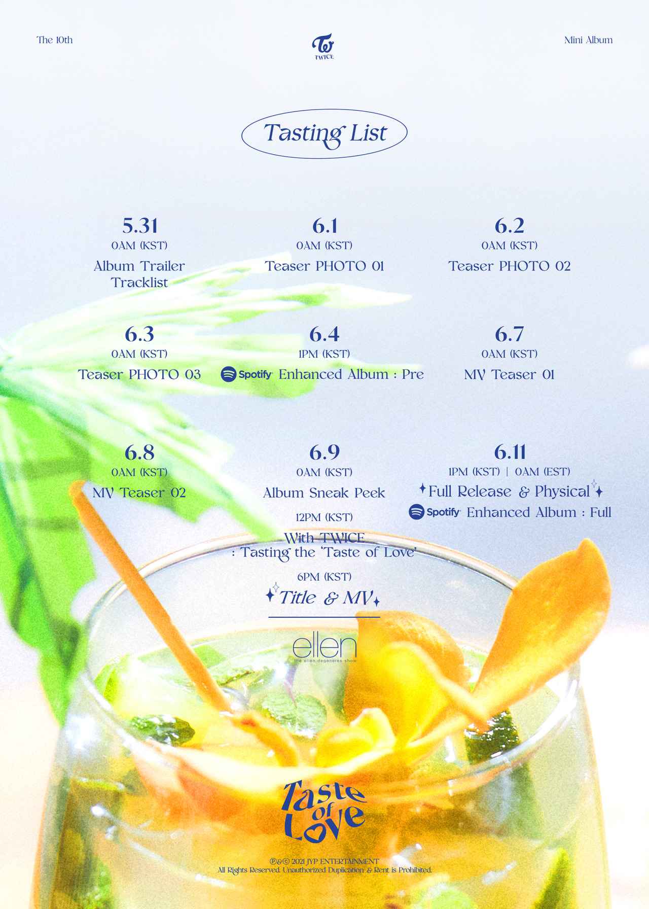 My Kpop Multifandom Twice Has Released The Tasting List Schedule For My Kpop Multifandom Twice Has Released The Tasting List Schedule For
