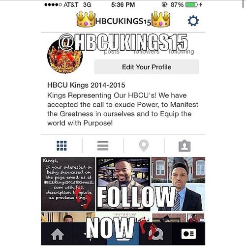 Meet your 2014-2015 HBCU KINGS! Follow @hbcukings15 for the latest and the greatest updates regardin