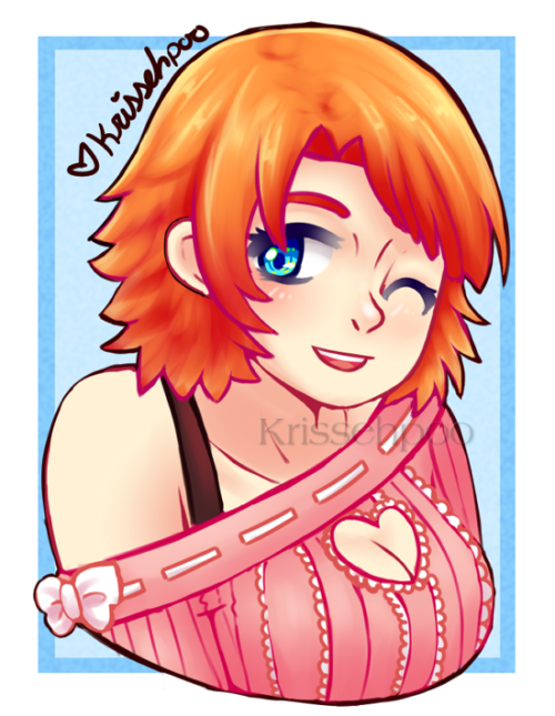 krisseharts:  krisseharts:  Pyrrha Nikos & Nora Valkyrie | More RWBY Art | On Twitter  I REALLY MISS SWEATER WEATHERÂ  