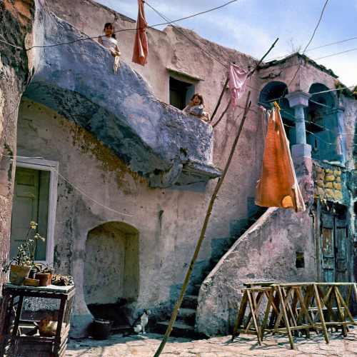 verdeste: Everyday life, outskirts of Naples, Italy, late 1950s