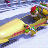 Bowser Jr. together with his dad at the Olympic Games ♥