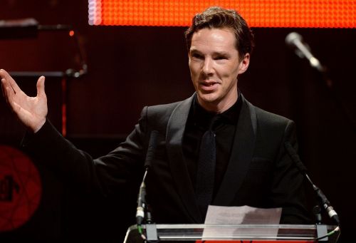 Benedict Cumberbatch and Sophie Hunter attend the Moet British Independent Film Awards 2014 at Old B