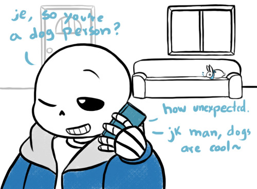 owosa:  Well, here’s not Papyrus, but it’s a start (?) Remember this and this? now you have the context c:Bunny!blue and Fox!papy from @keksbela