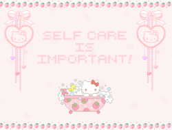 chellychuu:  remember to take care of yourself, please! 