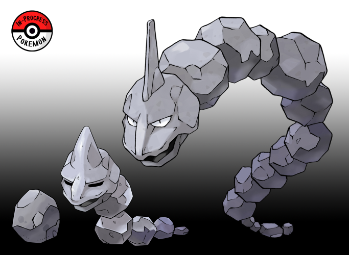 In Progress Pokemon Evolutions 095 Baby Onix S Rock Like Eggs Are So Large And