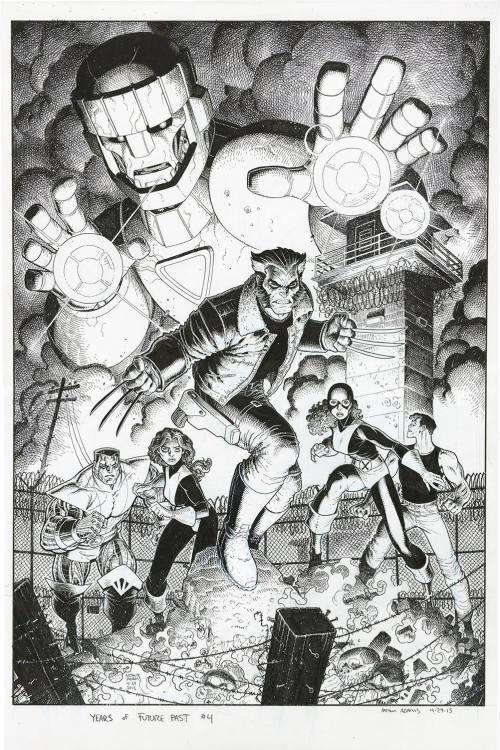 marvel1980s: Anatomy of a Cover - X-Men: Years of Future Past #4 by Art Adams
