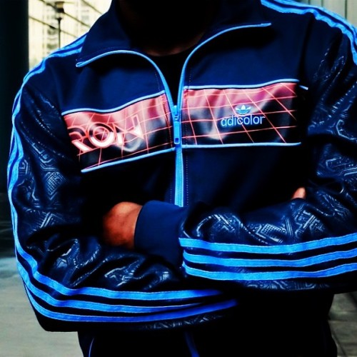 The Awesome Adidas Originals Adicolor BL4 TRON 1982 movie Track Top by EnLawded.com