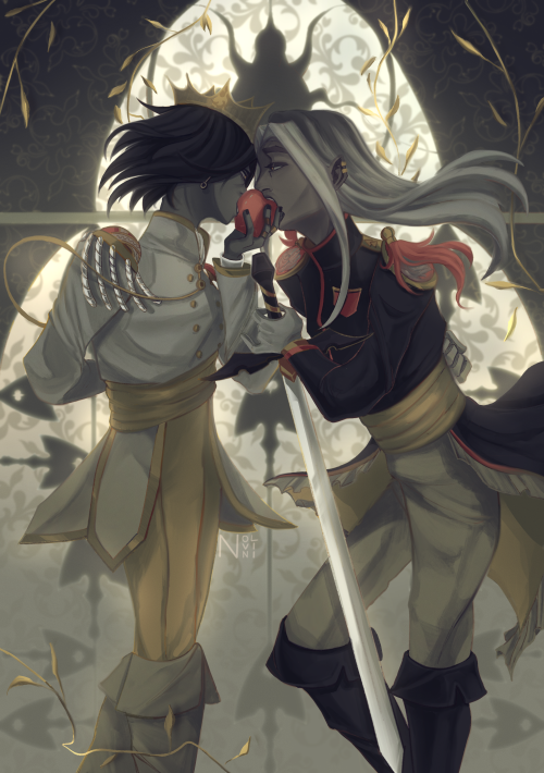 nolvini: ️ Dark Royalty piece for the bruabba aesthetic zine!