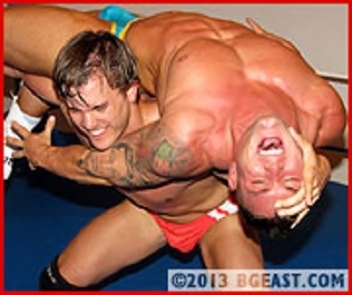misterwoodtoyou: PART-1 Muscles Punishment: Lane Hartley vs very muscular Brad Barnes at BGEast.com 