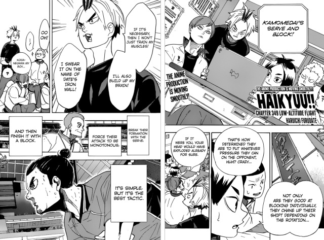 Haikyuu!!, Chapter 349 - Low-Altitude Flight - Haikyuu!! Manga Online