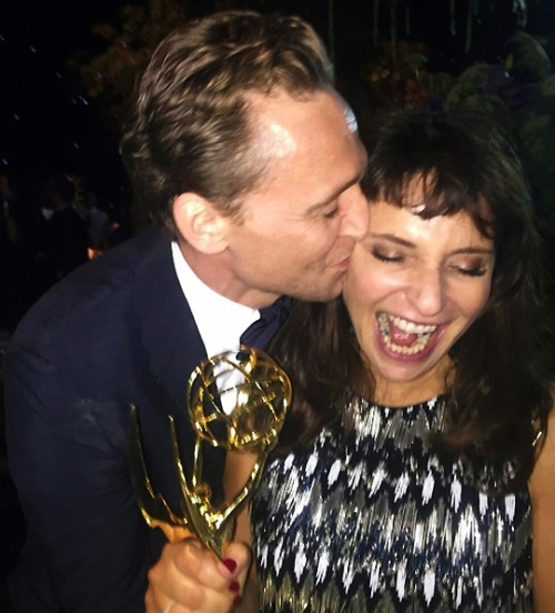 Susanne Bier on Instagram: Celebrating with Pine himself  #TomHiddleston #Emmys #TheNightM