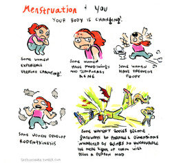 sketchshark:  Menstruation.