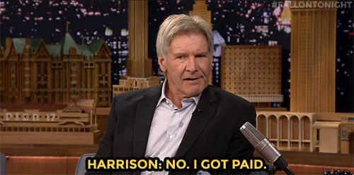 fallontonight:  Harrison Ford keeps it real about playing Han Solo. 