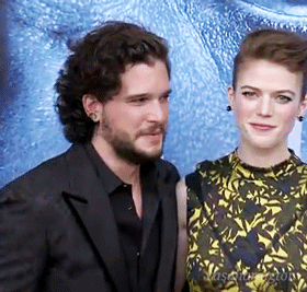 casaharington:Kit Harington and Rose Leslie at the GOT S7 LA Premiere 2017