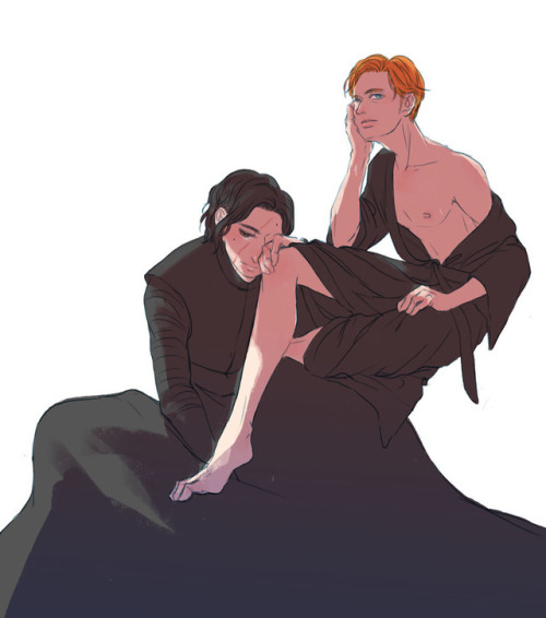 Busy at the new job but here’s me jumping on the rob!Hux train ;Phopefully I’ll be back at dumping a