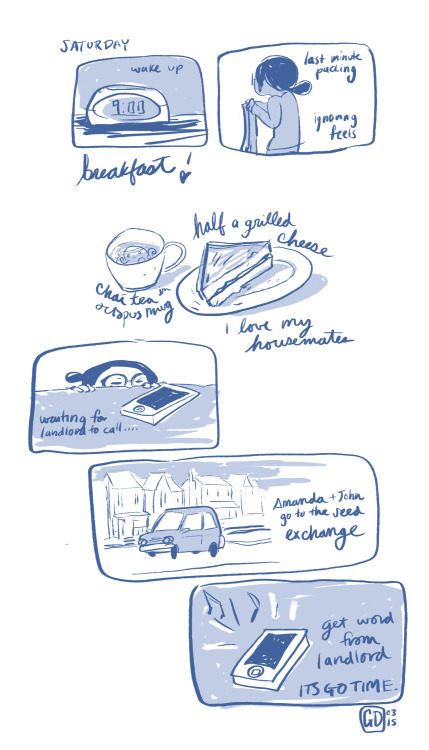 Just a boring lazy journal comic about moving. 