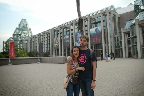 we are by the national canadian gallery, ottawa