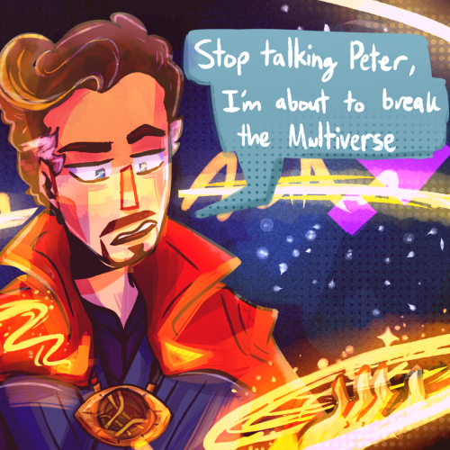 its multiverse breaking time, starring Doctor Dad and Spider Son :D