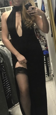 Porn photo horny-couplemd:Wife getting dressed up for