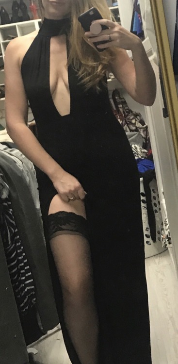 Porn Pics horny-couplemd:Wife getting dressed up for