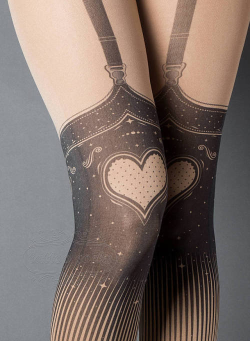 wordsnquotes:  Handmade Gothic Tights Create the Illusion of Being Inked Get them here! Keep reading