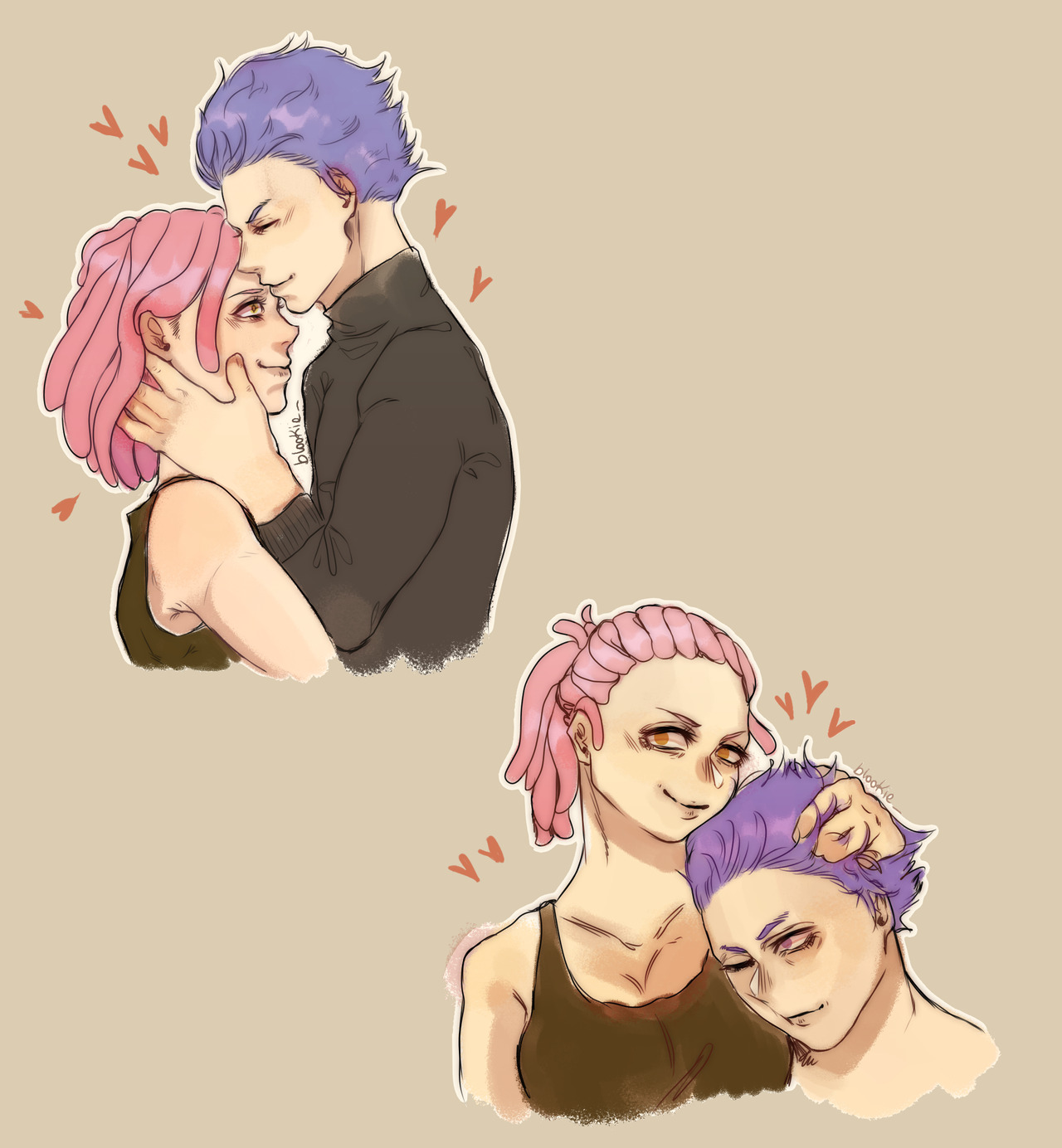 blookiesart: Thank you Anon! I loved drawing them!  Also-  @pinkseamello here…