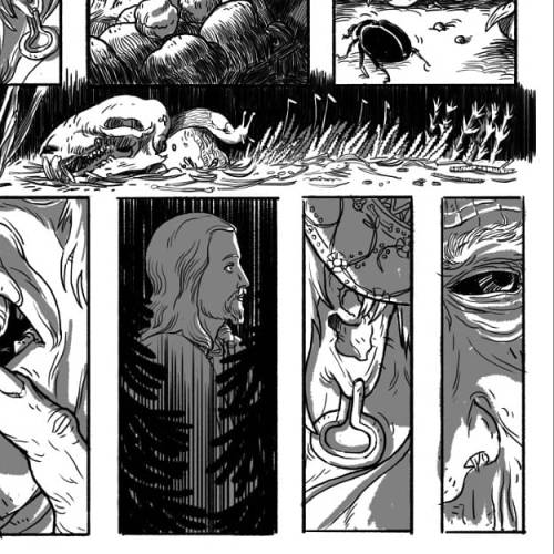 Redrawing An Older Mini Comic About Baba Yaga. Seems To Be Working So Far...