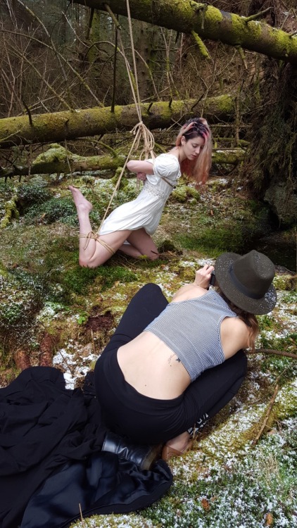 BTS thanks to @dedize of the coolest shooting/tying spot ever, gifted to us by Irish fairy magic (@j