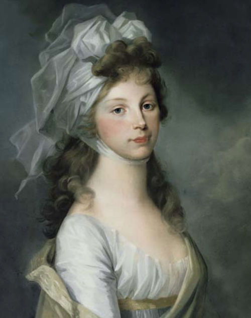 Queen Luise of Prussia by Henriette-Félicité Tassaert , 1797