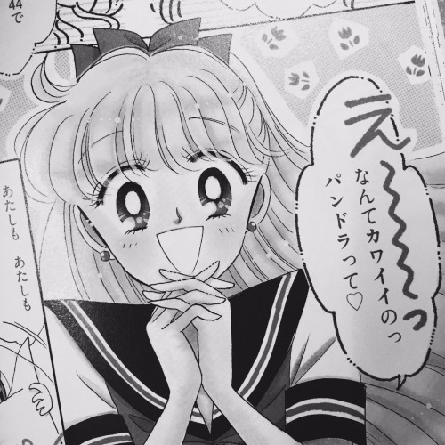 phantaisies:Was going through my Sailor V manga tonight when I see this frame of Minako, looking ver