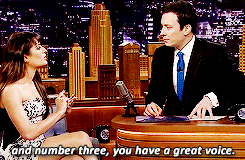 fallontonight:  Lea Michele and Jimmy break down how he made his new album Louder!