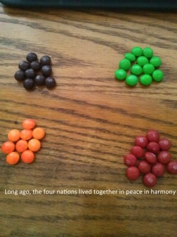 blackriderstrikeshere:  Listen I didn’t spend two orange sharpies to color all the yellow skittles for 15 notes  I love it
