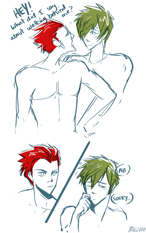 rezh0:  In which these idiots are boyfriends and it’s 3am or whatever 