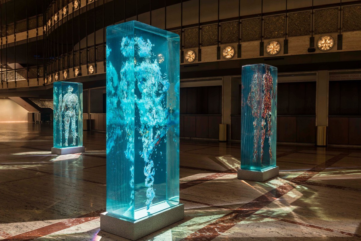 staceythinx:  Dustin Yellin’s installation for The New York City Ballet at Lincoln