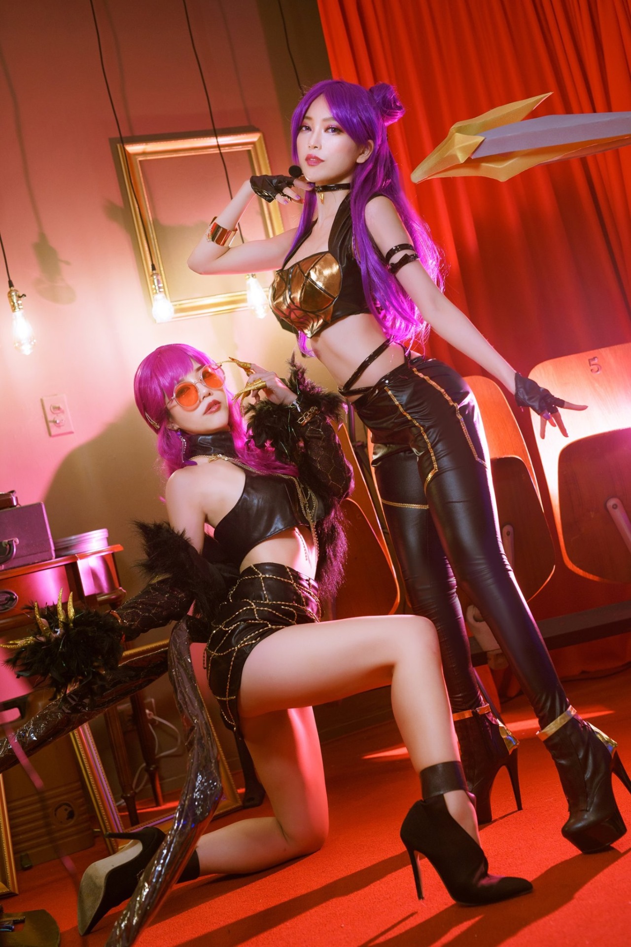 Ahri - 咪妃Julia Akali - 雨童Rain Evelynn - 煙HedY Cosplayer Kai’sa - 關於楊哲 Arger