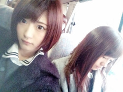 nogi-station: 乃木坂46  桜井玲香 若月佑美 Reika &amp; Waka..Best couple &lt;3 