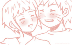 amanecerluminoso:  NaruHina - Smile and Blush