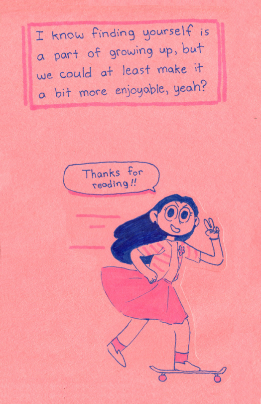 Zine I Made In December And Forgot To Upload Here! Some Thoughts About Myself In Elementary School.