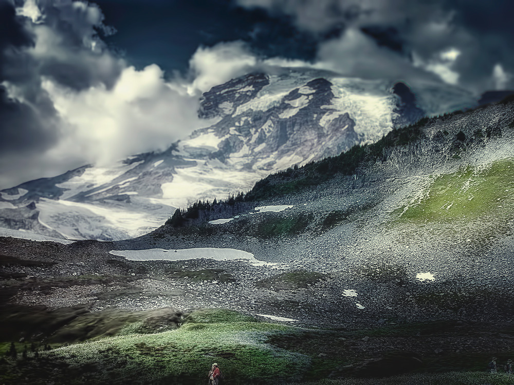 thepictorialist:  One of my favorite days—Mt. Rainier, 2002