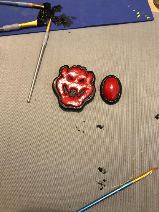 Some better photos of what I have so far.I’m not super happy with the skirt belt from the side / back, so I might take the poof off completely. decided to go with red hair instead of blonde, so I’ll have red earrings and a gem instead of blue. The