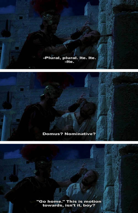 emmanuelnegro:blueklectic:aswiftfooted:Monty Python’s Life of Brian (1979).My linguistics professors